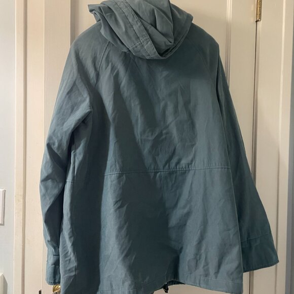 Classic Elements Hooded Jacket Women's Large Blue Detachable Hood - Picture 3 of 10